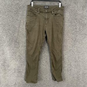 DU/ER N2X Relaxed Taper Jeans Mens 34x30 Green Denim Pants Casual 5-Pocket